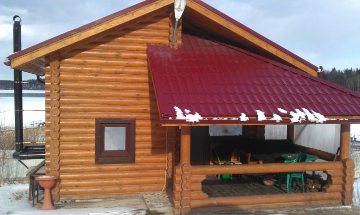 Дома из карельского бруса.