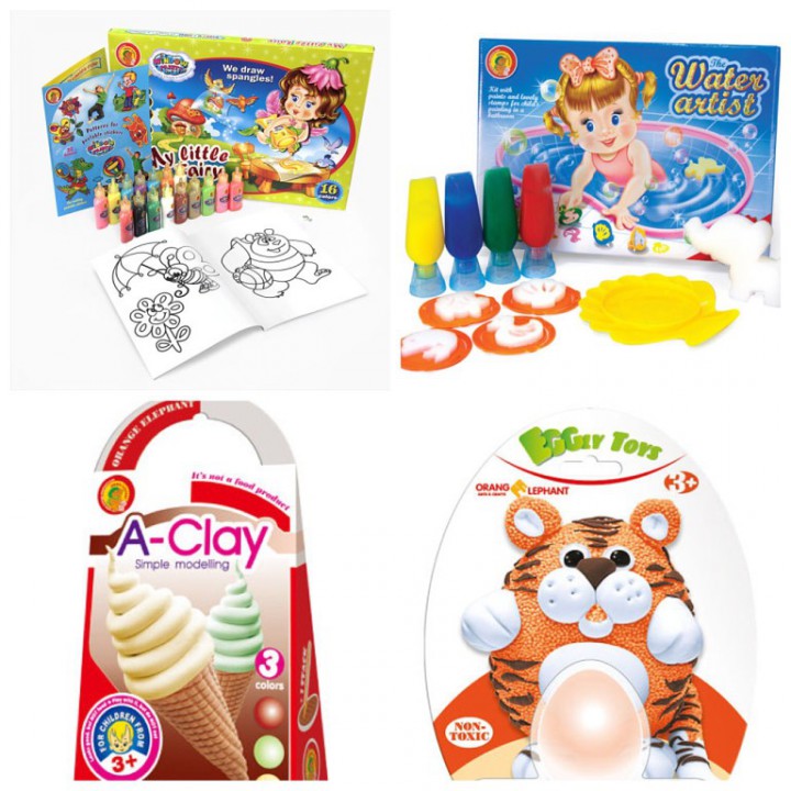 Товары для детского творчества Оранжевый слон приглашает за поку