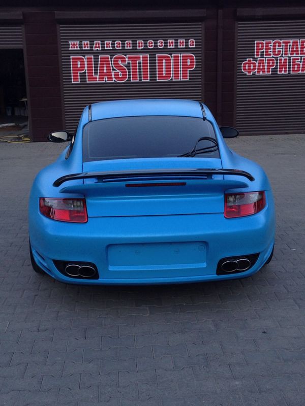 Покраска автомобилей жидкой резиной.