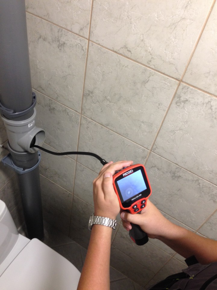 Гидродинамическая прочистка канализации, устранение засоров, вид