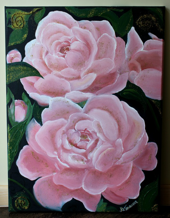 Картины маслом на холсте.