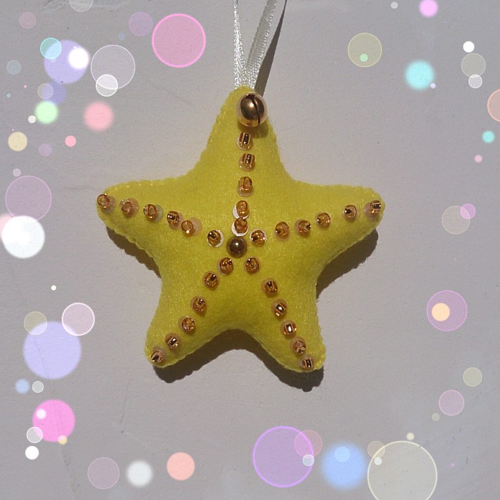 Ёлочные игрушки из фетра 