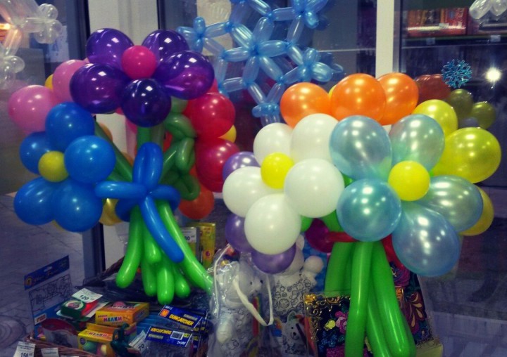 Букеты из воздушных шаров