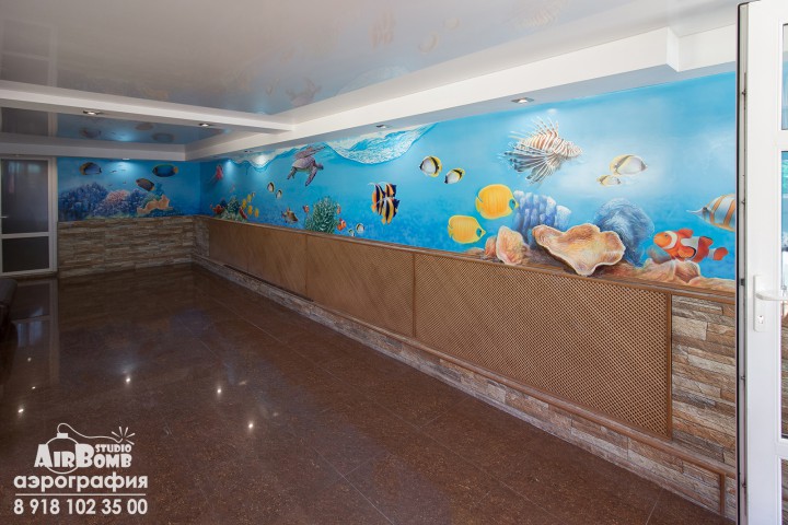 Роспись стен 3D