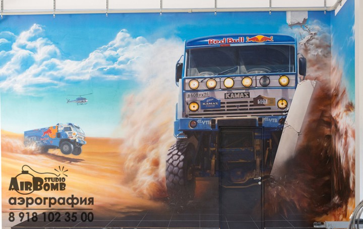 Роспись стен 3D