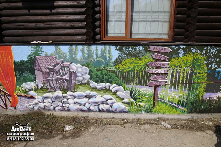 Роспись стен 3D