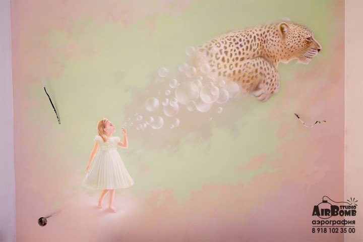 Роспись стен 3D