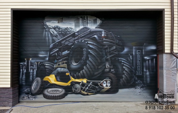 Роспись стен 3D