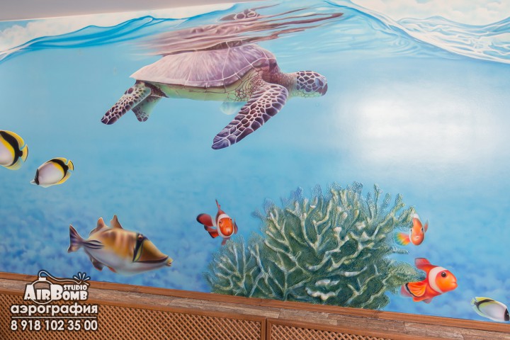Роспись стен 3D