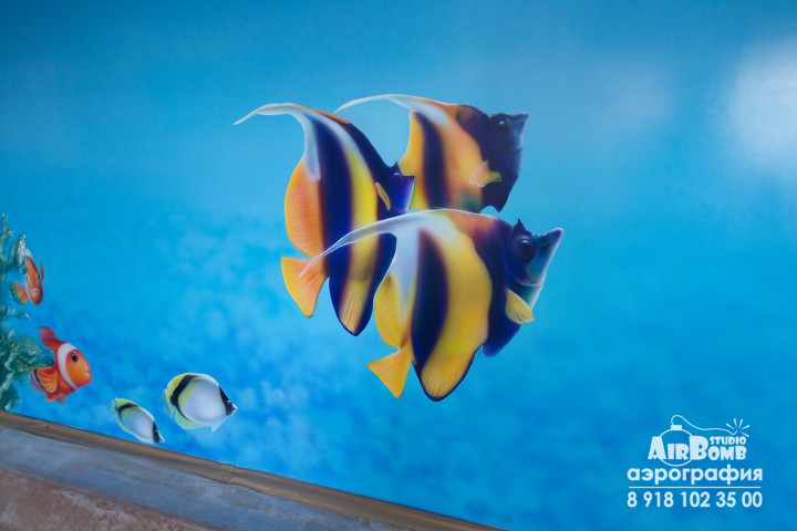 Роспись стен 3D
