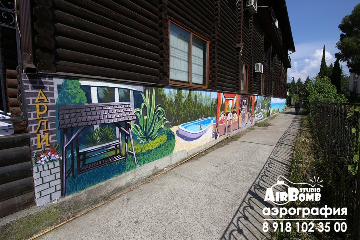 Роспись стен 3D