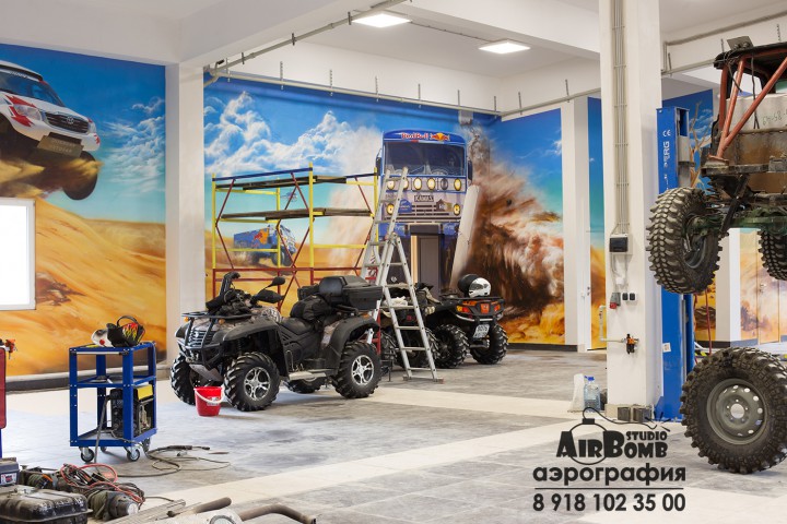 Роспись стен 3D