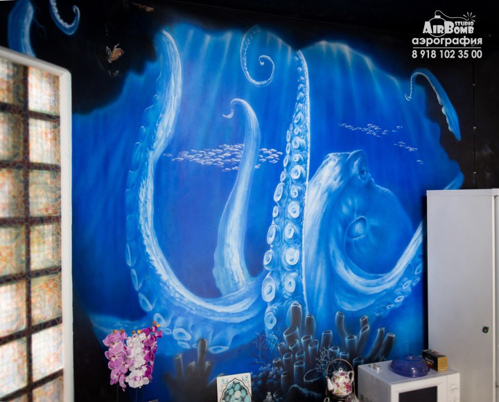 Роспись стен 3D