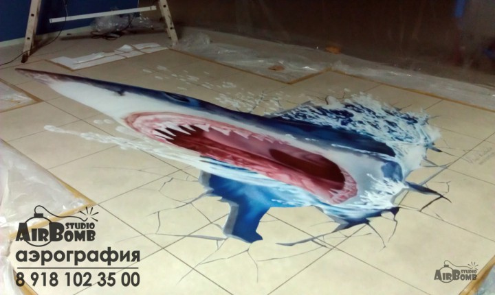 Роспись стен 3D