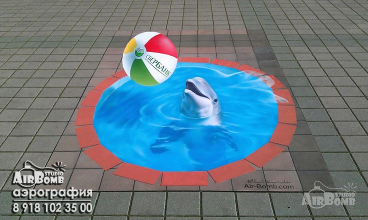 Роспись стен 3D