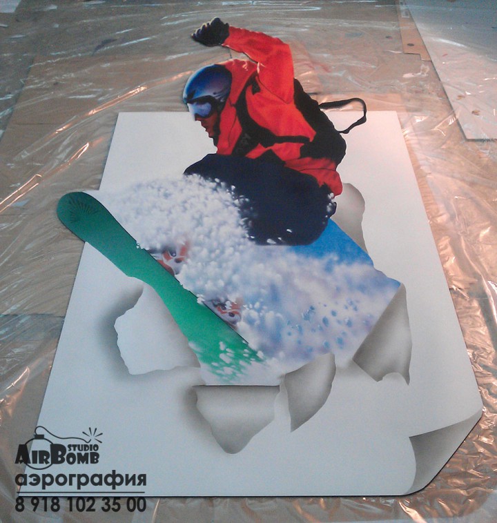 Роспись стен 3D