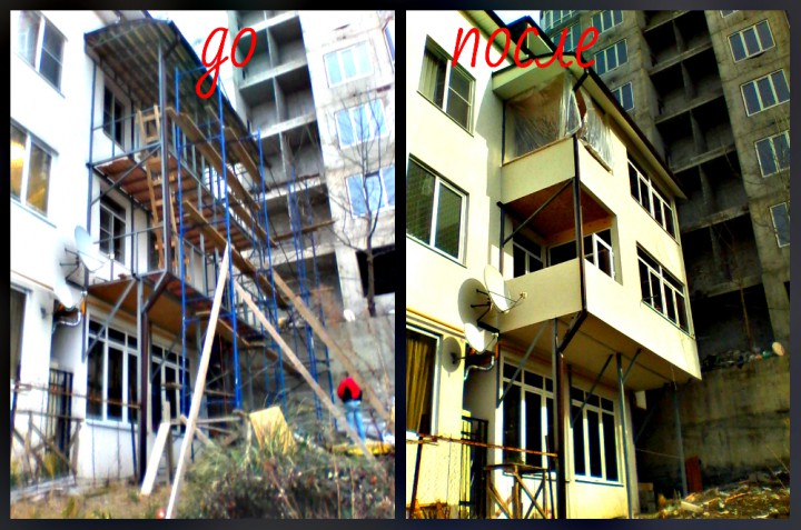 фасадные работы, отделка стен, потолки, полы