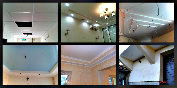 фасадные работы, отделка стен, потолки, полы