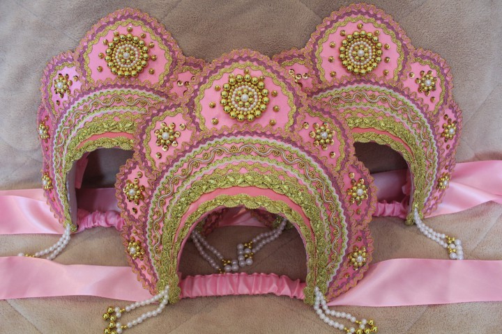 Кокошники ручная работа