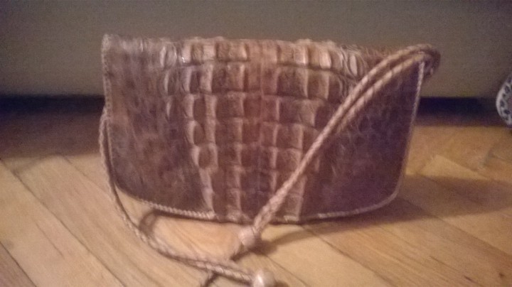 Сумка из натуральной кожи КРОКОДИЛА