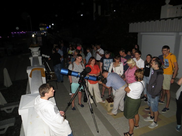 Работа в Сочи с телескопом по вечерам