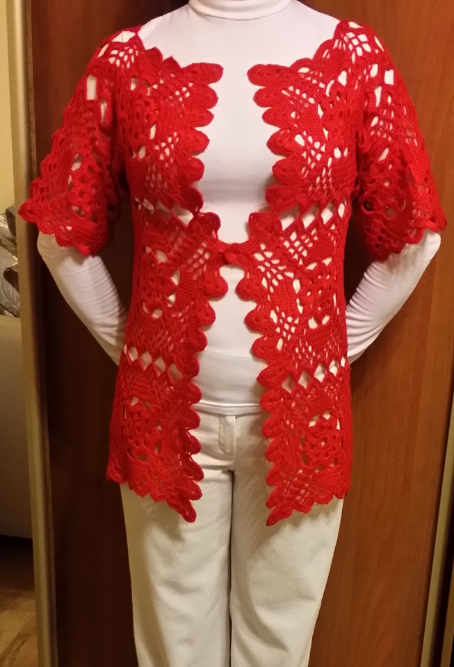 Продам ажурный кардиган.