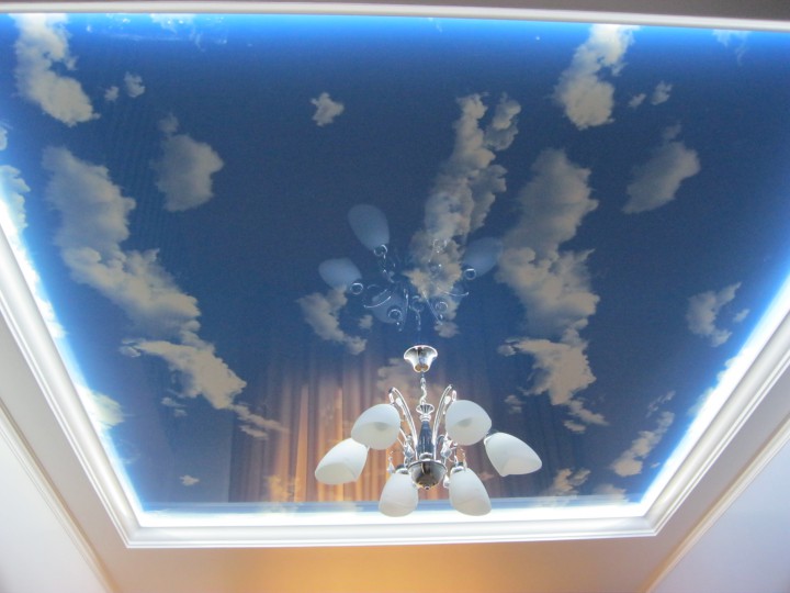 Натяжные потолки.