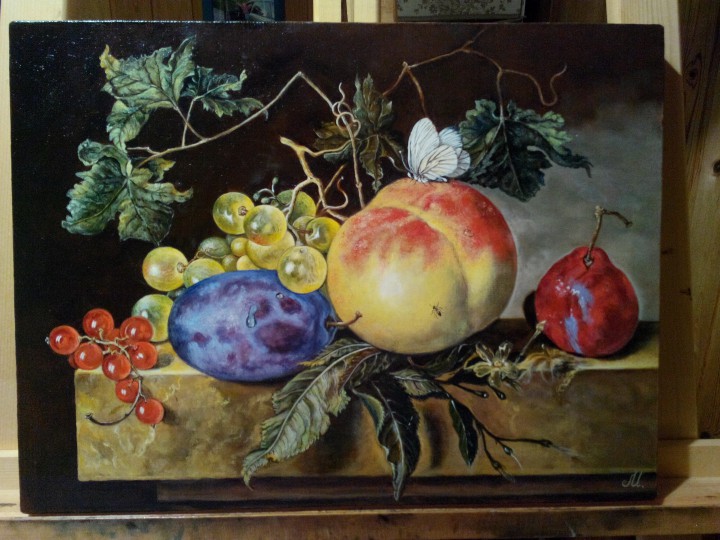 Пишу картины маслом в технике старых мастеров на заказ