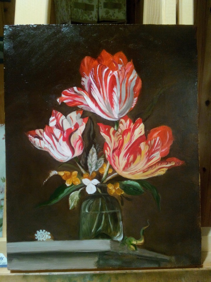 Пишу картины маслом в технике старых мастеров на заказ