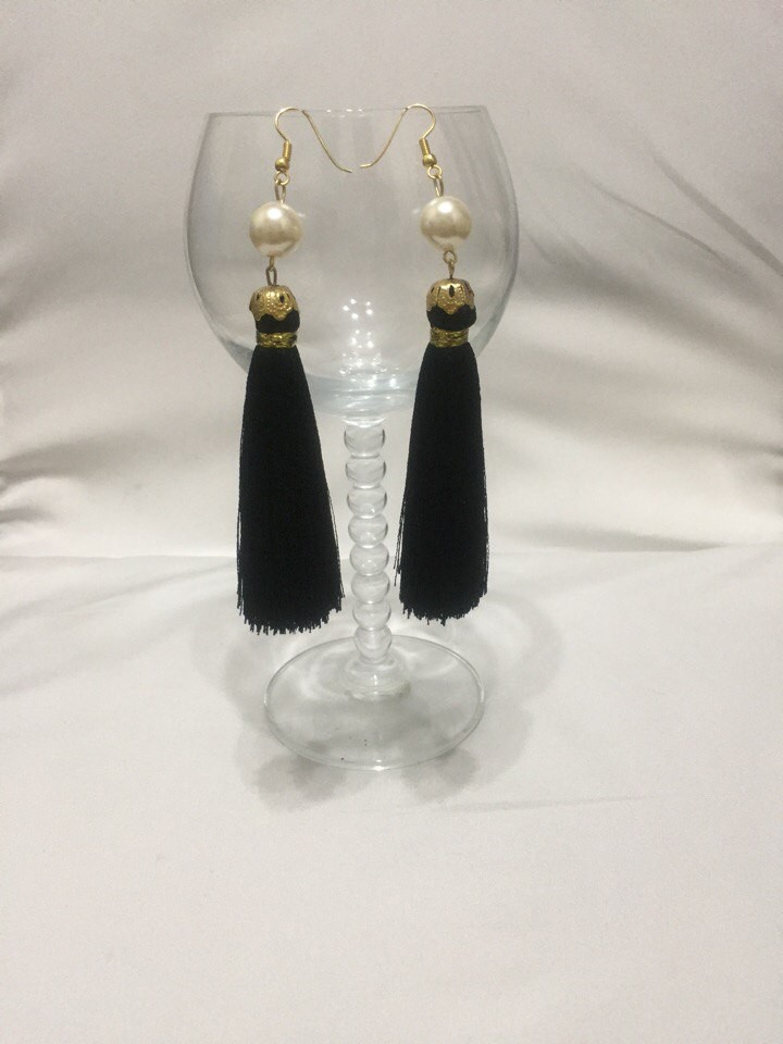 СЕРЬГИ КИСТИ РУЧНОЙ РАБОТЫ