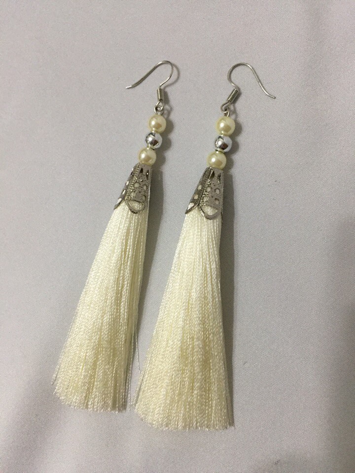 СЕРЬГИ КИСТИ РУЧНОЙ РАБОТЫ