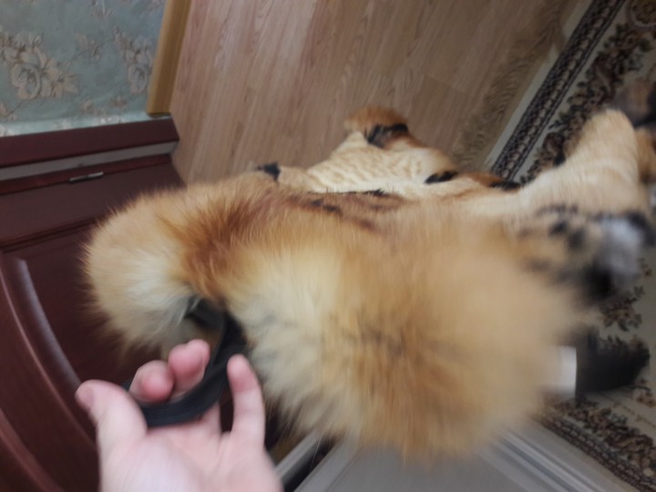 Продам жилетку из лисиного меха