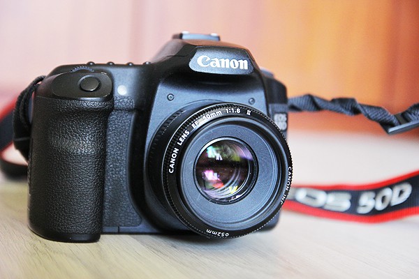 Canon 50D + canon 50mm f 1/8