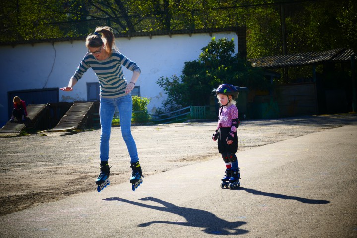 Набор детей в группы по обучению катанию на роликах!