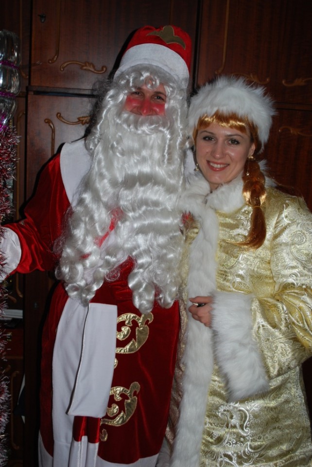 Дед Мороз, Снегурочка и Дракоша