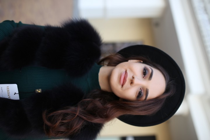 Жилет из песца + натур замша ЛЮКС