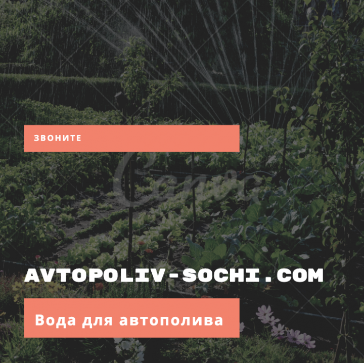 Монтаж автополива под ключ!