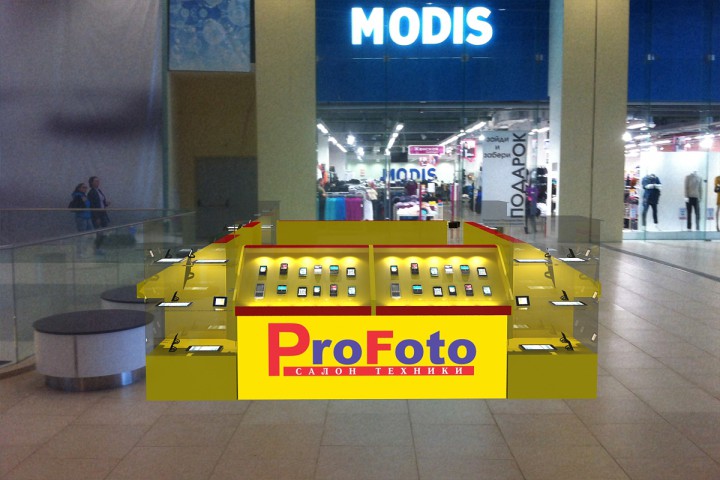 Готовый "островок" для торговли электроникой