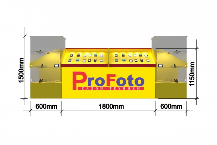 Готовый "островок" для торговли электроникой