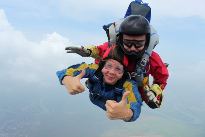 Прыжки с парашютом с 4000 метров