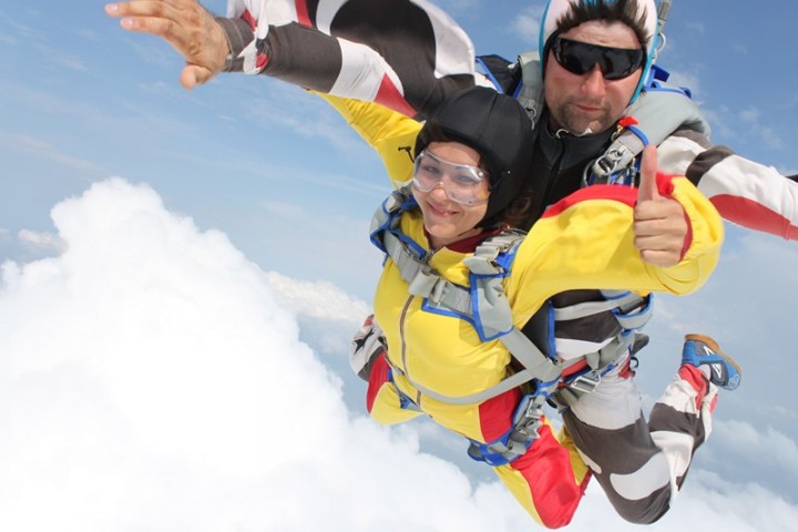 Прыжки с парашютом с 4000 метров