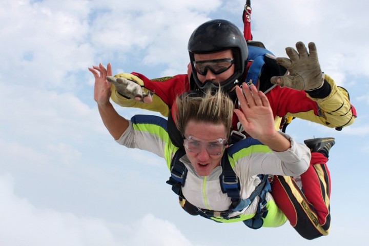 Прыжки с парашютом с 4000 метров