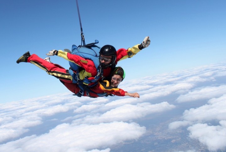 Прыжки с парашютом с 4000 метров