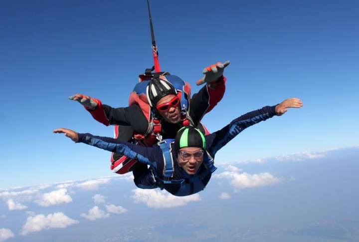 Прыжки с парашютом с 4000 метров