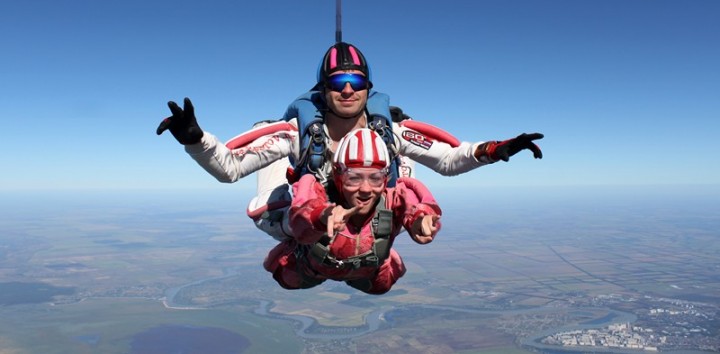 Прыжки с парашютом с 4000 метров