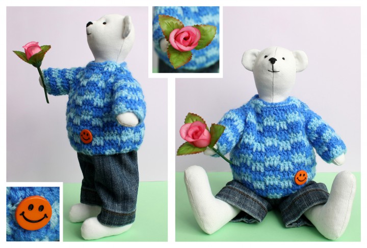 Медвежонок ищет заботливые ручки)