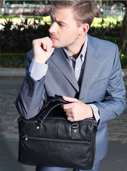 Сумка мужская из натуральной кожи