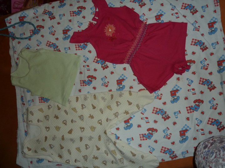 Пакет вещей на девочку 3-9 мес. 