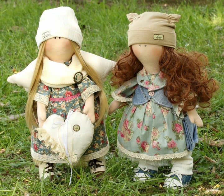 Интерьерные куклы ручной работы
