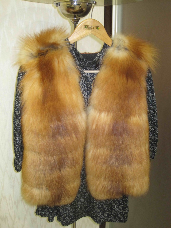 Жилет из лисы